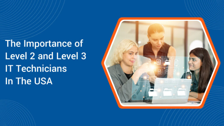 2 & 3 IT technicians resolving complex network issues in a business environment